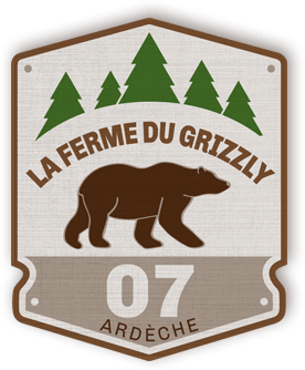 Logo de la Ferme du Grizzly en Ardèche